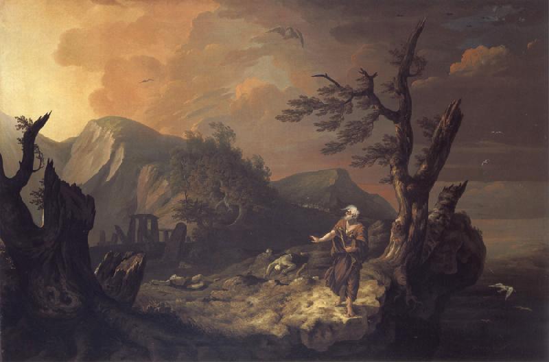 JONES, Thomas The Bard oil painting image